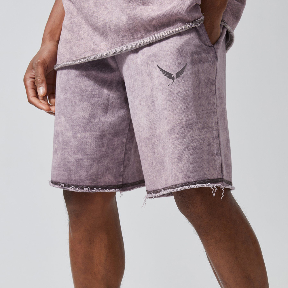 Elastic Waist Relaxed Long Length Camo Cargo