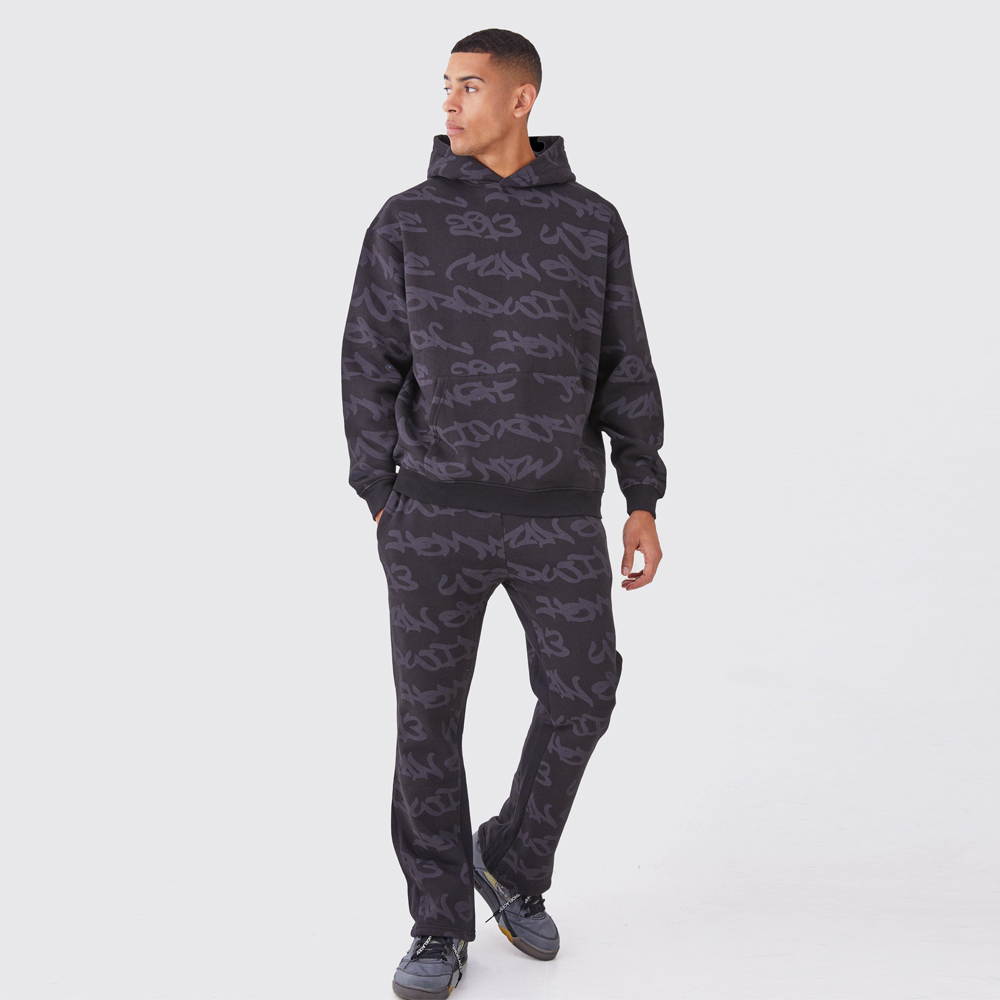 Slim Fit Ofcl Printed Contrast Gusset Tracksuit