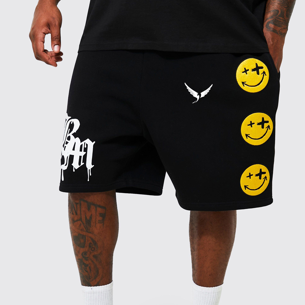 Slim Fit Ruched Side Jersey Short