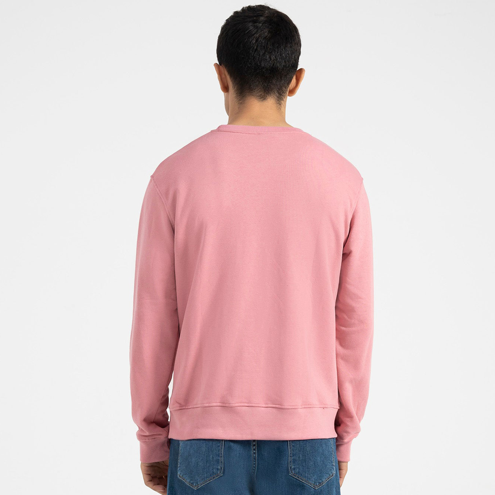 Oversized Worldwide Puff Print Sweatshirt – Black